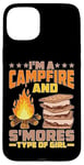 iPhone 15 Plus I'm A Campfire And S'mores Type Of Girl Campsite Fun Case