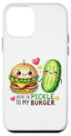 Coque pour iPhone 12 mini Pickle Burger Food Pun Valentine Couples Bestie Friend Kids