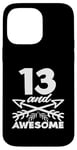 Coque pour iPhone 14 Pro Max 13e anniversaire 13 et célébration géniale