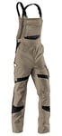 Kubler 32505365-2599-102 "Activiq" Dungarees, Sand Brown/Black, Size 102