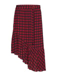 Marc O'Polo Skirt Knälång Kjol Röd [Color: COMBO ][Sex: Women ][Sizes: 34,36,38,40,42,44 ]