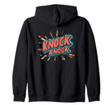 The Classic Knock Knock Game Begins Costume Zip Hoodie