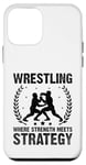 Coque pour iPhone 12 mini Lutte où la force rencontre la stratégie Grappling Wrestler