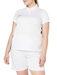 Nike Women Dri-Fit Academy 18 Short Sleeve Polo - White/Black/Black, Large