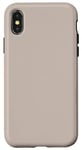 Coque pour iPhone X/XS Gris simple