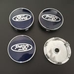 F12 - 60MM 4-pack Centrumkåpor Ford Silver one size*