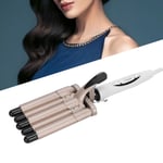 (EU Plug)5 Barrel Curling Iron Temperature Adjust Hair Waver Crimper