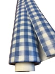 Nappe PVC carreaux VICHY BLEU CLAIR largeur 140 cm toile ciree au metre - vinyle