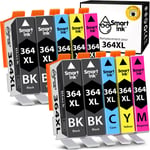 Cartouche d¿Encre Compatible pour HP 364 XL 364XL High Yield 10 Pack (4 Noir & Cyan Magenta Jaune) pour HP Photosmart 5510 5520 6510 6525 B210a C5380 Deskjet 3070A 3520 Officejet 4620 4622