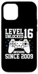 iPhone 12/12 Pro Level 16 Unlocked Awesome Since 2009 16th Birthday Gaming Case