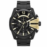 Diesel DZ4338 Mega Chief Chronograph Mens Watch - Black - One Size