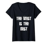 Womens The West is the Best V-Neck T-Shirt