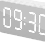 Alarm Clock Speaker Rechargeable Portable Large Volume Digital Clock