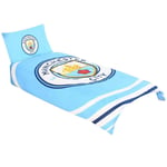 Manchester City FC - Single Duvet Set PL - New Bedding - U300z