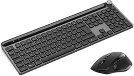 Jlab Wireless Bluetooth Epic Keyboard & Jbuds Mouse Bundle For Windows & Mac New