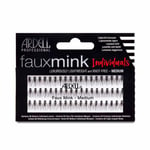 FAUX MINK individual eyelashes black #medium 1 u