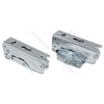 Fridge Freezer Integrated Door Hinge Set Left Right Pair Fits New World