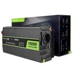 Green Cell Inverter for bil 12V til 230V, 1000W/2000W Ren sinus