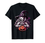 Scary Halloween Astronaut Witch Hat Costume Spooky Season T-Shirt