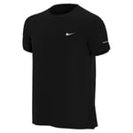 NIKE Boy's B Nk Dri Fit Miler T Shirt, Black, 12 Years UK