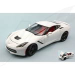 FR- Maisto CORVETTE STINGRAY Z51 2014 WHITE 1:18 - MI31677W