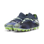 PUMA Future 7 Match Fg/ag Lights Out - Gray Skies/hvit/fizzy Apple, størrelse 40