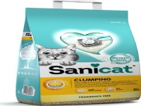 Cat litter Sanicat Clumping, litter, for cats, bentonite, odorless, 8l, clumping