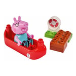 PEPPA PIG BIG-Bloxx Daddy Pig's Boat Starter Set Toy Playset