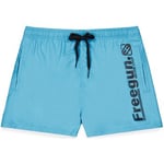 Maillots de bain enfant Freegun  Boardshort court garçon avec ceinture demi-élastiquée