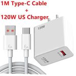 Chargeur et câble US-Chargeur Super Rapide 120W Gan SnapTurbo, Adaptateur USB 5.0 pour Xiaomi 12t Redmi Note
