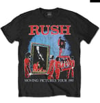 Rush 'moving Pictures Tour 1981' T-shirt - & Official