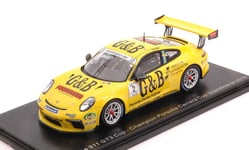 Porsche 911 Gt3 Cup #2 Carrera Cup Scandinavie 2018 L.Sundahl 1:43 Model