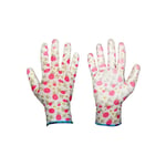 Lem Select - Lot de 3 paires de gants pour le jardinage en polyuréthane 'Pure Pretty' Taille 7