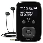 Personal Portable Pocket Digital DAB/DAB+ FM Radio & Earphones - VQ Blighty II 
