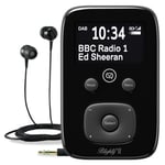 Personal Portable Pocket Digital DAB/DAB+ FM Radio & Earphones -VQ Blighty MKII