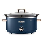 Tower T16043MNB Cavaletto 6.5 Litre Slow Cooker with 3 Heat Settings, Cool Touch