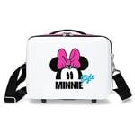 Disney Mickey Style Trousse de toilette adaptable Multicolore 29x21x15 cms ABS, Blanc (Blanco)