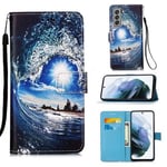 Samsung Galaxy S21 FE 5G      Designer PU Case      SeaWave