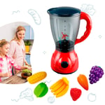 Kids Kitchen Accessories Juicer Mixer Pretend Play Blender Machine Realistic Toy