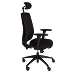 Kontorsstol, Officechair HB, sh. 44,5 cm, onyx black