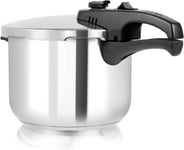 Tower 6L 22cm Stainless Steel Pressure Cooker Steamer Basket Fast Safe Cooking