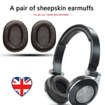 Sheepskin Replacement Ear Cushions Pads for Audio Technica ATH M50x M20 M40 M40x