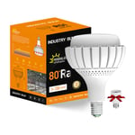 Ampoule LED E27 100W avec Adaptateur E40, Équivaut Ampoules à Incandescence 800W, 13000LM Ampoule éclairage Led Non Dimmable Lampe Industriel pour