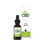 Simply CBD Oil Green Drops - 2.5% Strength - Natural Flavour - 30ml