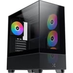 Boitier PC Moyen Tour E-ATX Xigmatek Endorphin Air V2 RGB avec panneaux vitrés - Noir