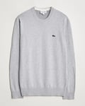 Lacoste Cotton Knitted Sweater Silver Chine