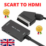 SCART to HDMI Converter Cable SCART   HDMI ** OLD DVD / VCR TO HD TV ** Adapter