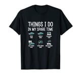 Things I Do In My Spare Time Funny Car Lover Muscle Car Guy T-Shirt