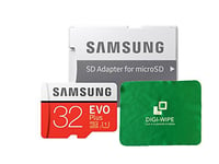 Carte mémoire micro SD Evo Plus 128 Go pour téléphones et smartphones  Samsung Galaxy A11, A21, A31, A41, A51, A71 – Comprend un chiffon de  nettoyage