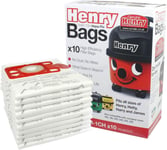 Numatic 604015 NVM-1CH Henry and James Cleaner Bags, Pack of 10, White 